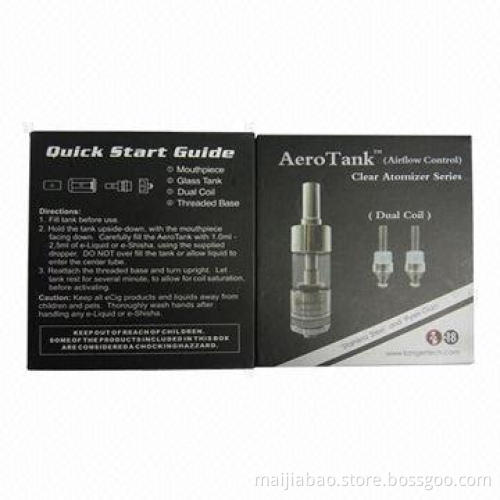 Electronic Cigarette, Clearomizers, Areotank, Dual Coil, Easy to Clear